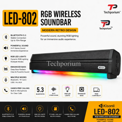 44 Kisonli LED-802 Soundbar